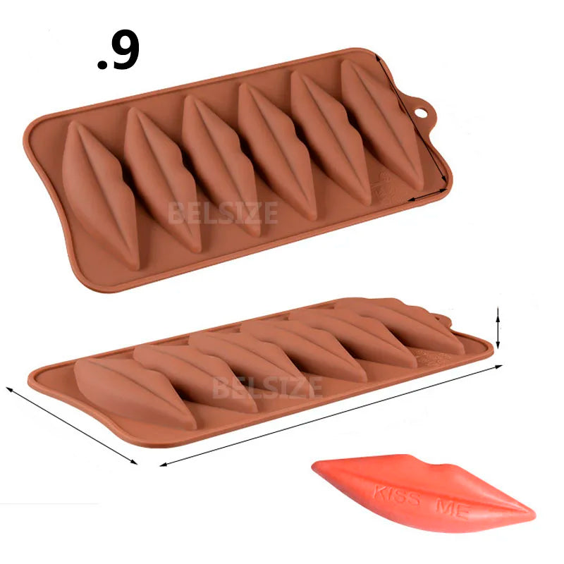 Forminhas de silicone para doces, bombons e confeitos para bolos