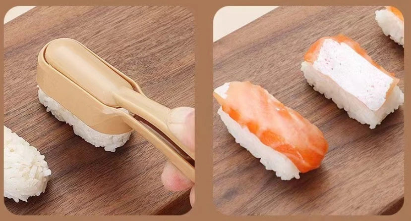 Molde para sushi tipo nigirizushi - ergonômico