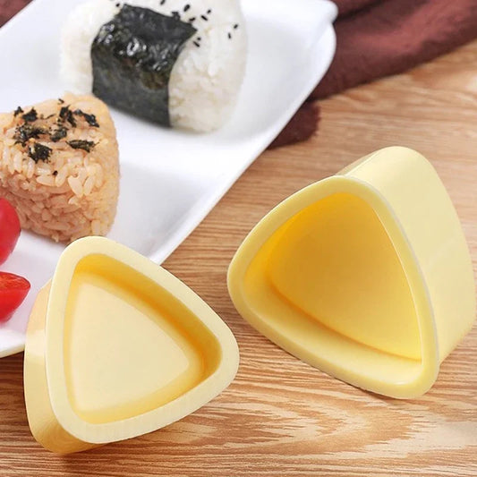 Molde para bolinho japonês Onigiri com sistema solta fácil