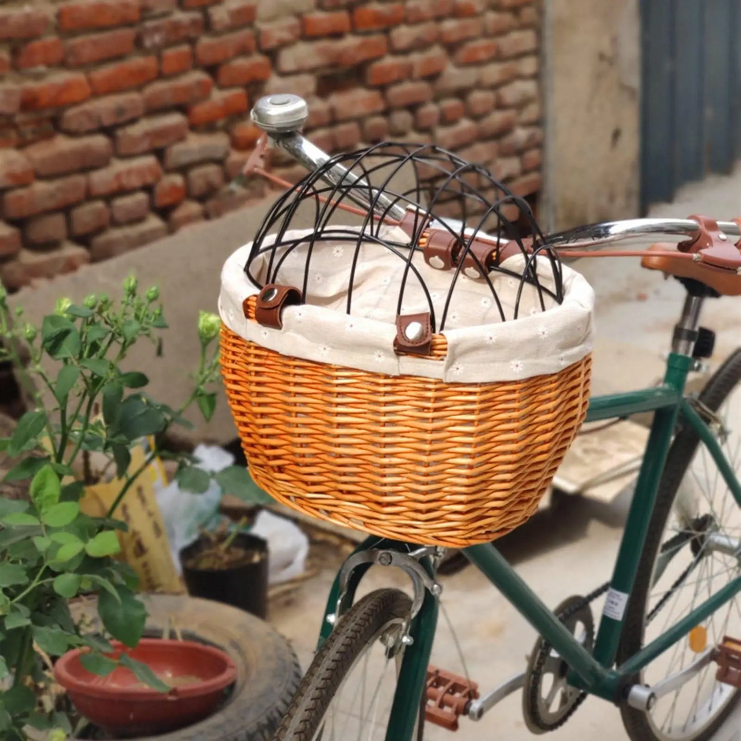 Cestinha de carregar pet para bicicletas