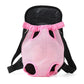 Mochila frontal para transportar pet grudadinho ao corpo