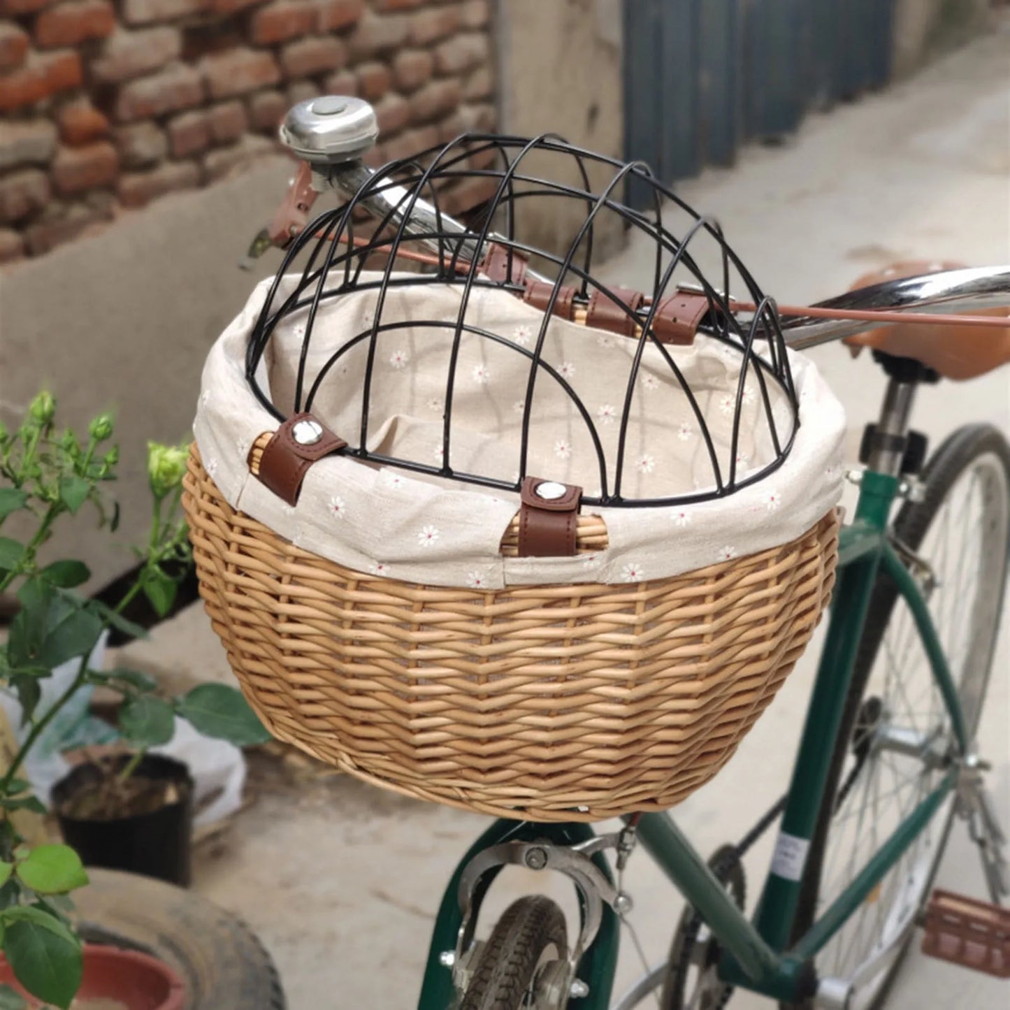 Cestinha de carregar pet para bicicletas