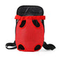 Mochila frontal para transportar pet grudadinho ao corpo