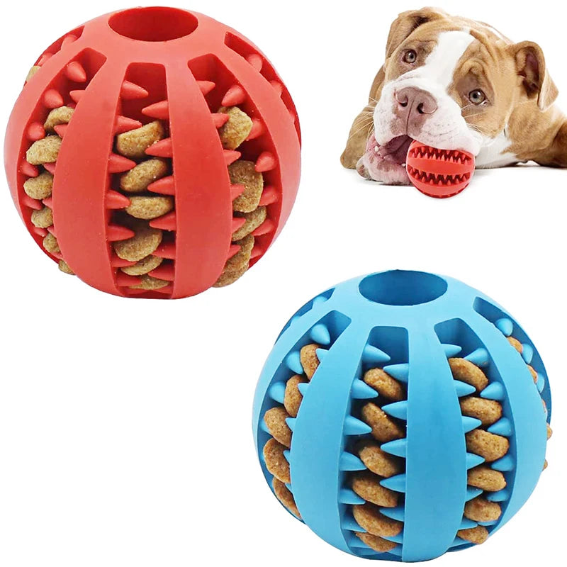 Bolinhas coloridas para cães - com espaço para petiscos