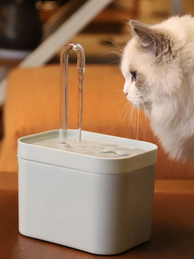 Bebedouro e fonte de água ultra silenciosa - gatos e cachorros