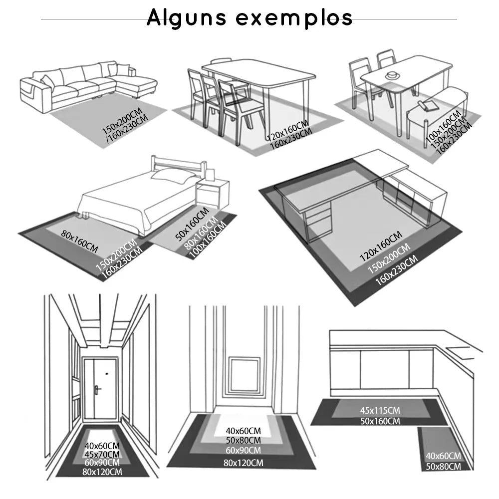 Tapete antiderrapante estilo faça você mesmo - para todos os ambientes