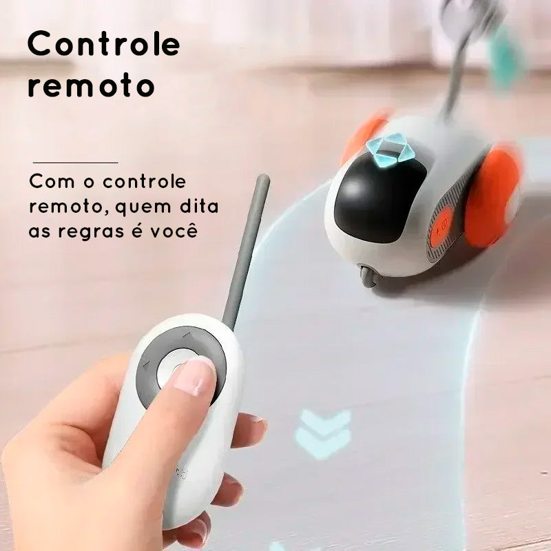 Carrinho inteligente para gatos e cães - com controle remoto