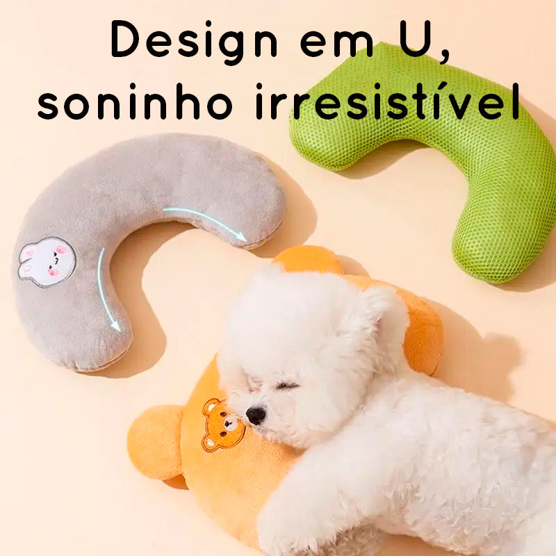 Travesseiro para pets super macio - resistente a mordidas e garras