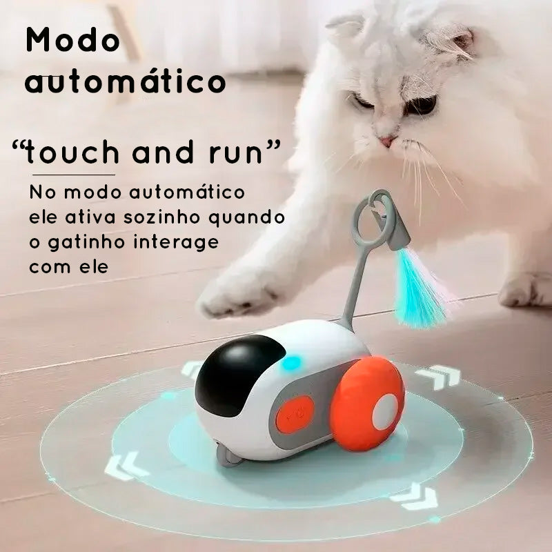 Carrinho inteligente para gatos e cães - com controle remoto