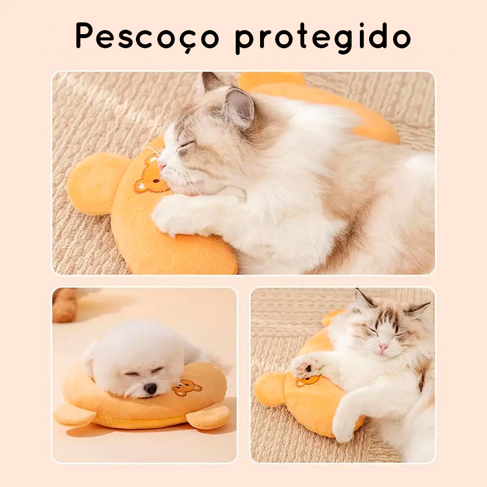 Travesseiro para pets super macio - resistente a mordidas e garras