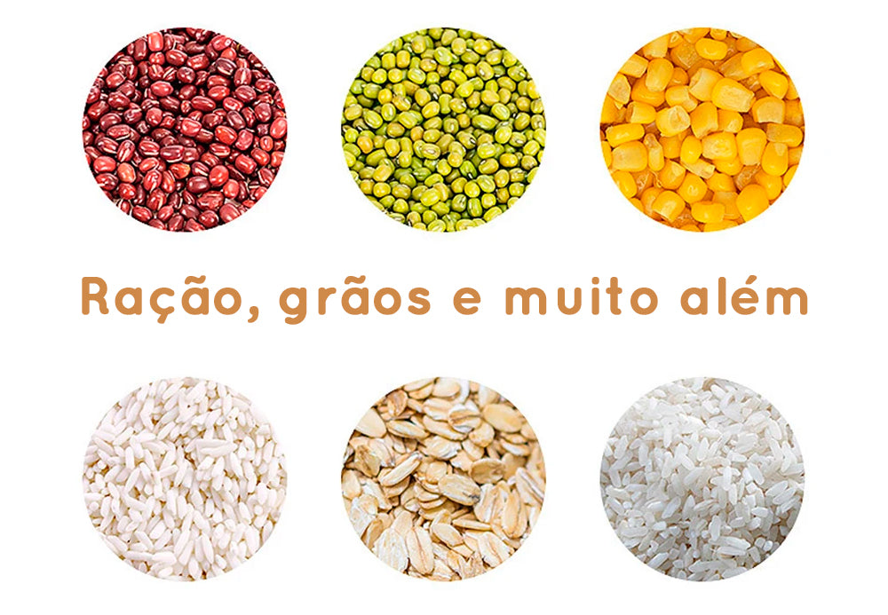 Pote hermético para armazenar ração - e outros alimentos