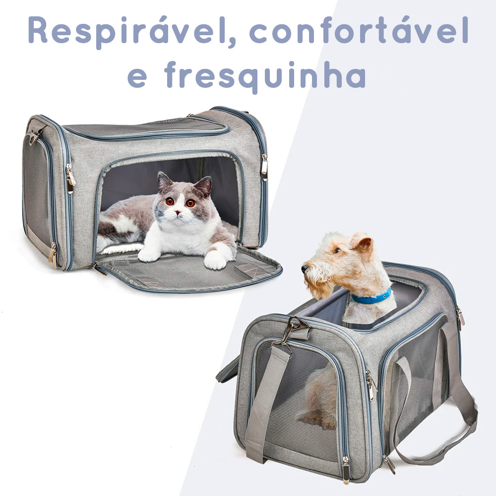 Bolsa de transporte de pets - para longas viagens