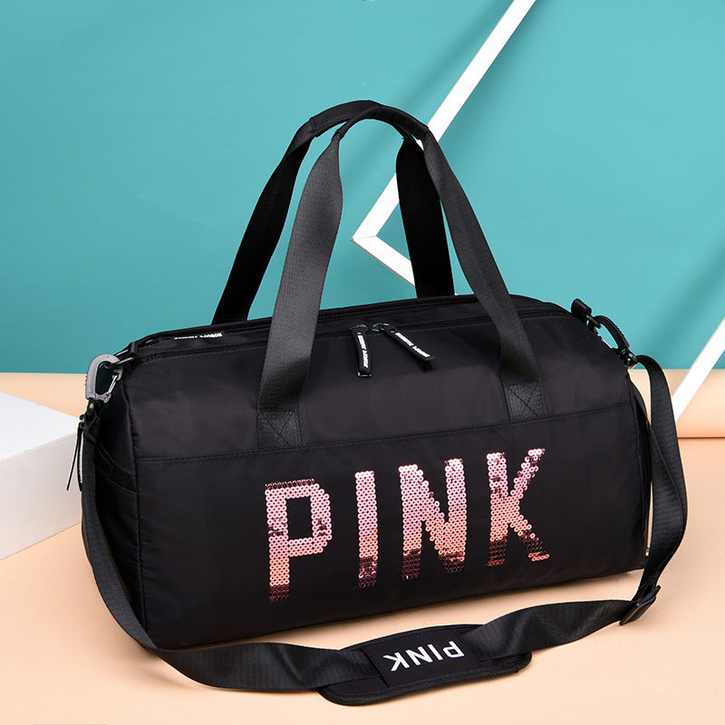 Nova bolsa esportiva feminina com compartimento para tênis