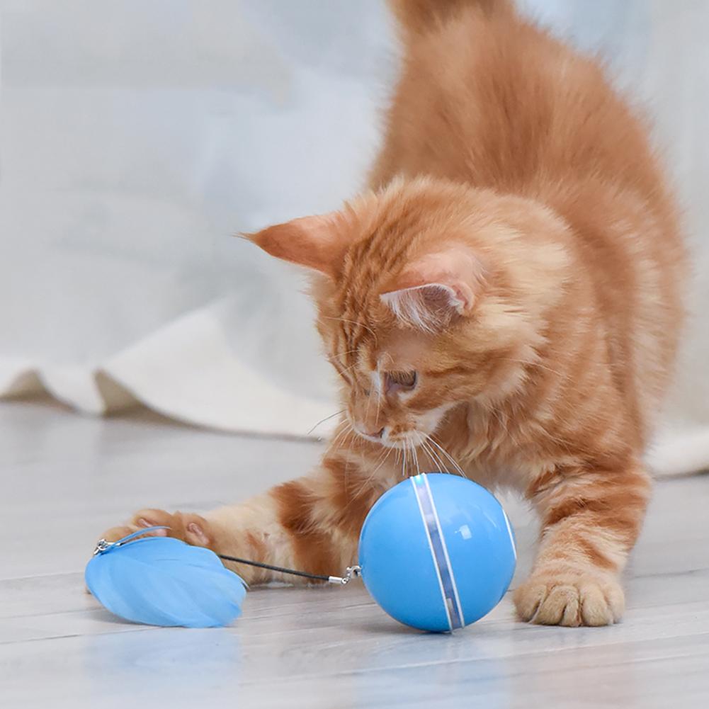 Bolinha Smart interativa para gatos com catnip recarregável