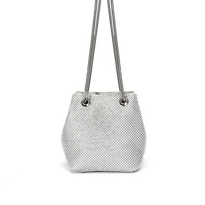 Bolsa clutch luxuosa para festas detalhes em formato diamante