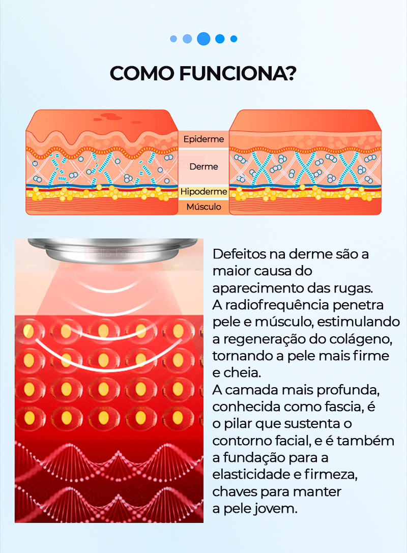 Aparelho portátil para lifting e Spa em casa Mini HiFU