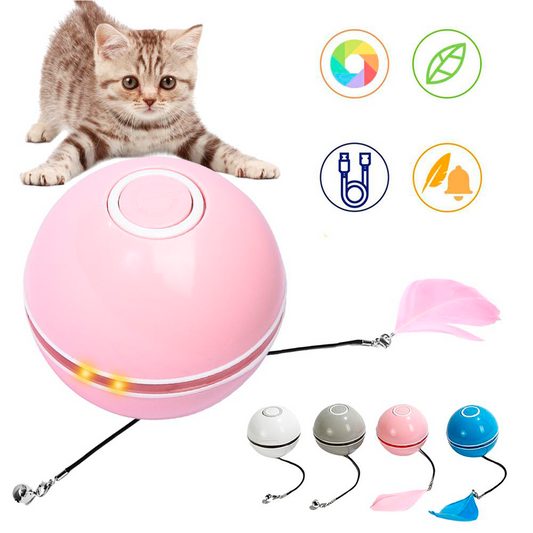 Bolinha Smart interativa para gatos com catnip recarregável