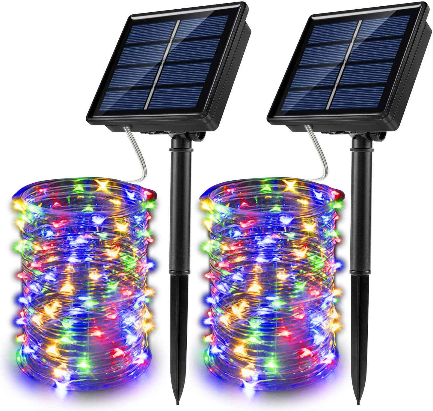 Luz de natal alimentada por energia solar LED - vários tamanhos