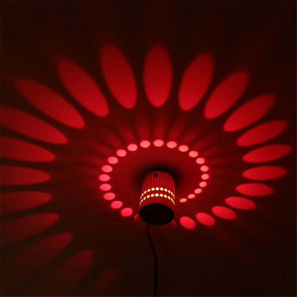 Luz LED decorativa em caracol várias cores RGB para todos os ambientes